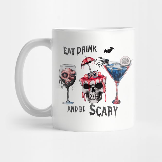 Eat, Drink and Be Scary by KayBee Gift Shop
